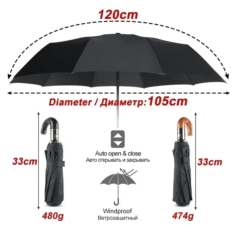 Paraguas inverso de lujo para  - Golf Umbrella Large reseña y precio